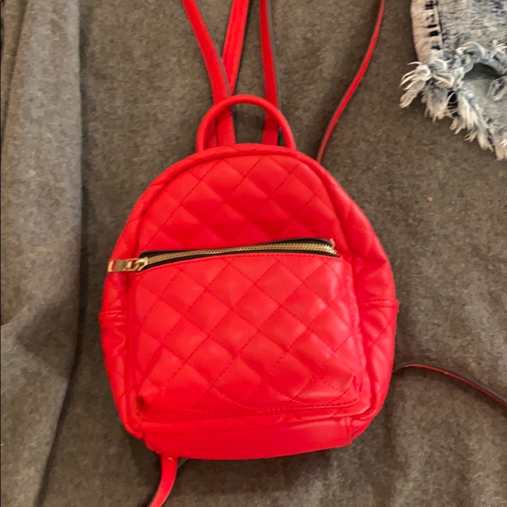 Red Mini Bavkpack